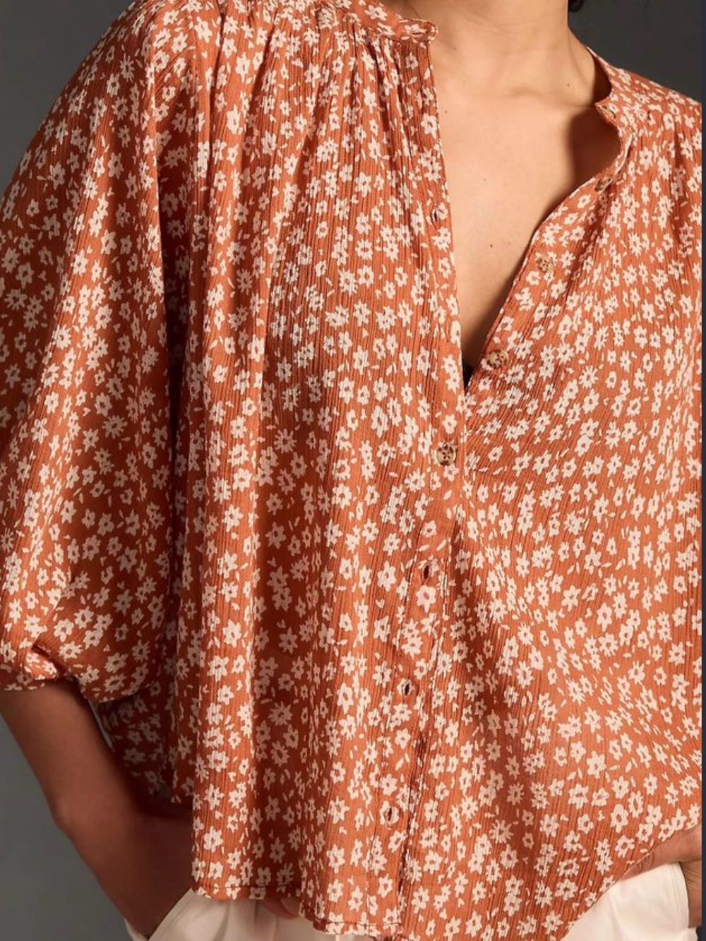 Anthropologie Sidney Batwing Blouse by Pilcro